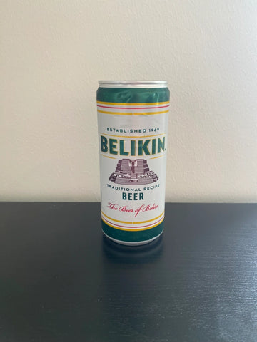 Belikin beer can