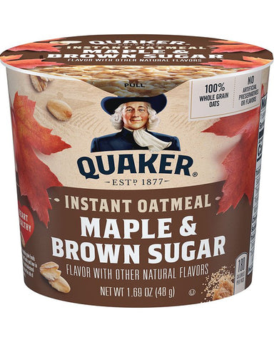 Oatmeal cup  maple & brown sugar