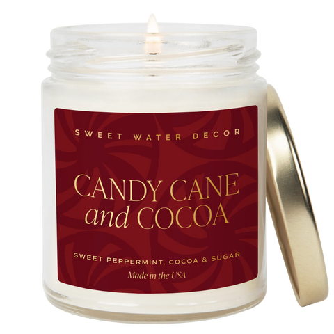 Candle - Candy Cane and Cocoa