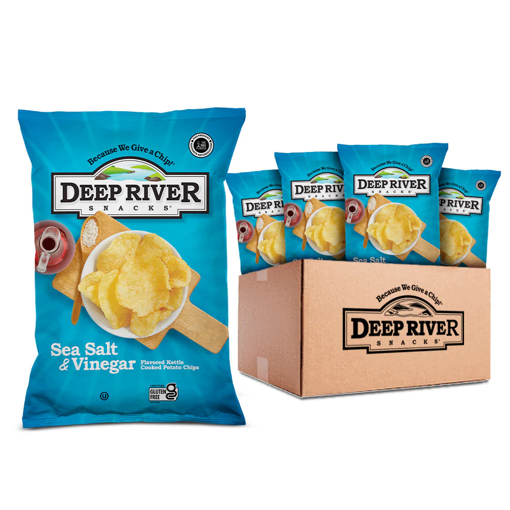 Deep rivers snacks - sea salt & vinegar 5oz