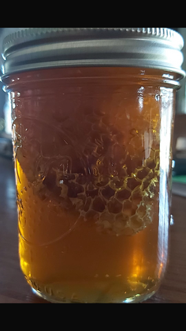 Honey with honey comb