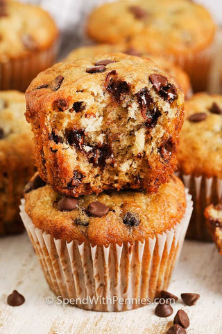 Muffin - banana chocolate chip