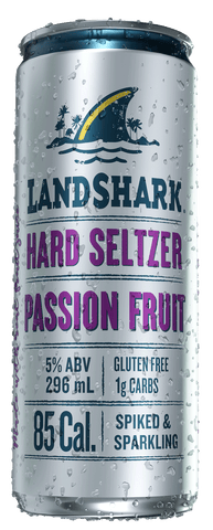 Landshark seltzer, passion fruit