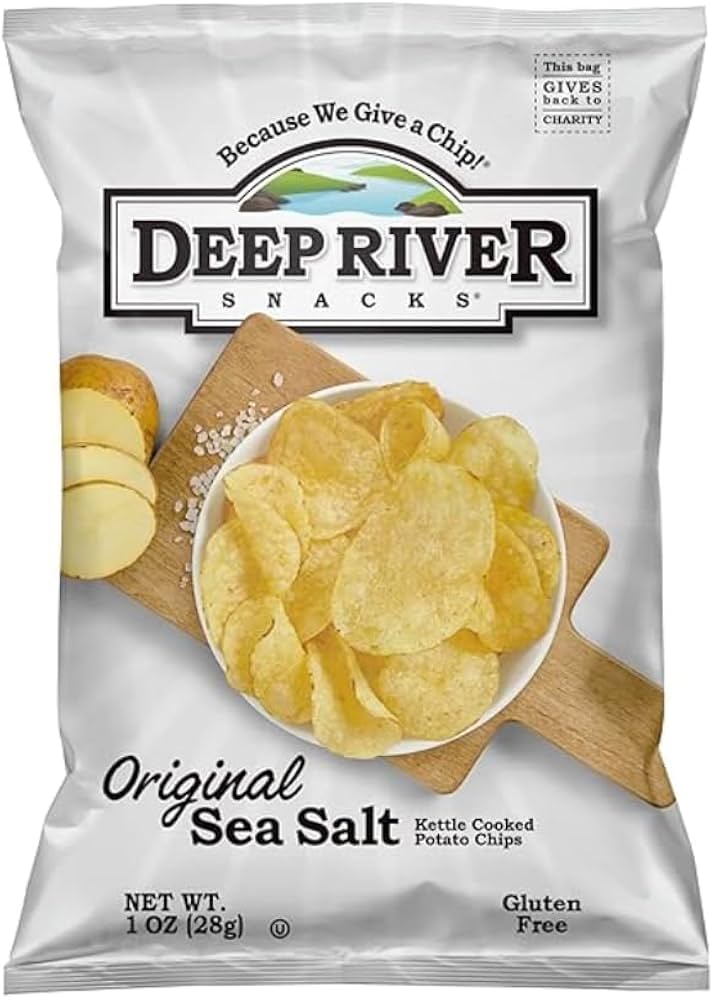 Deep rivers snacks - original sea salt 1oz