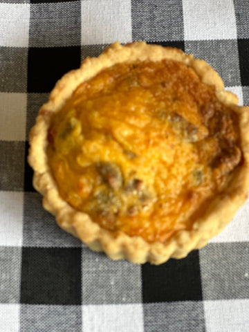 Quiche -  mini sausage egg cheese