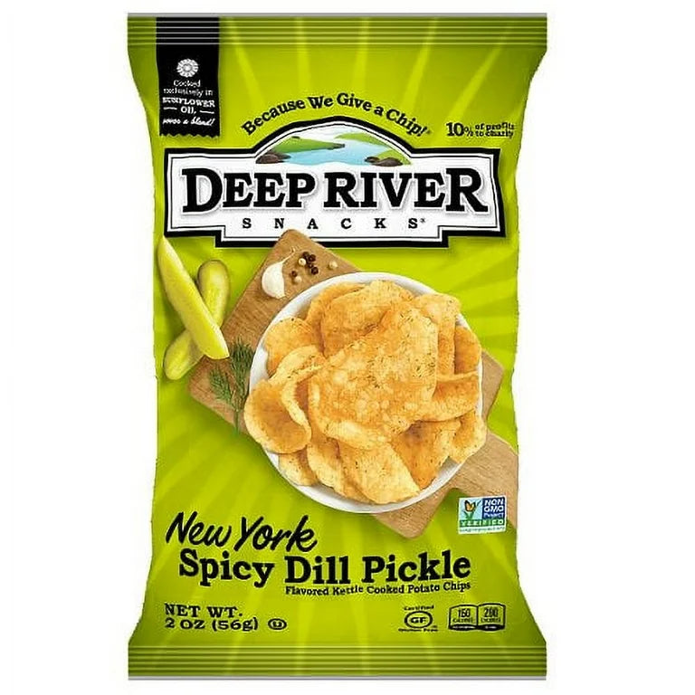 Deep Rivers Snacks - New York spicy dill pickle 2oz