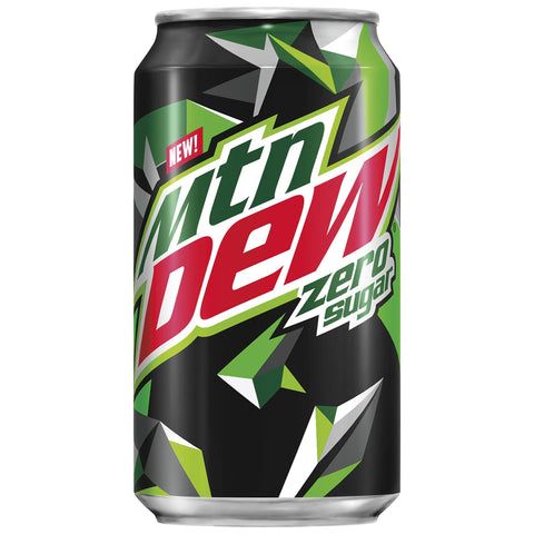 Mtn Dew zero sugar