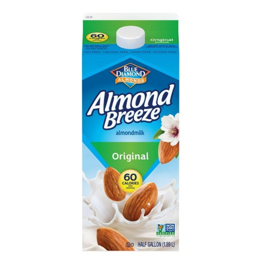 Almond Breeze almond milk original- blue Diamond