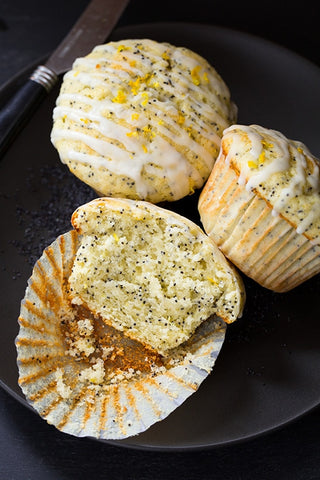 Muffin - lime poppyseed