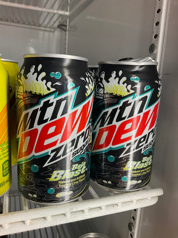 Mtn Dew zero sugar Baja blast