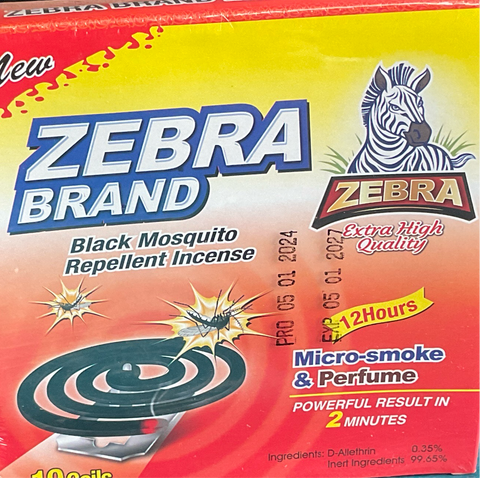 Mosquito Coils - Zebra brand