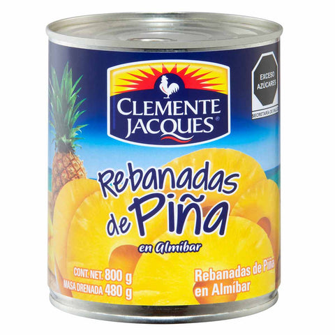Pineapple slice in can