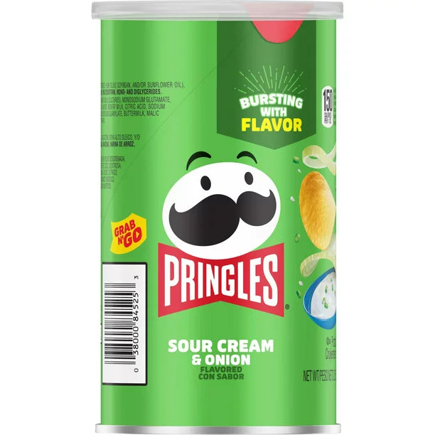 Pringles sour cream & onion 2.5oz