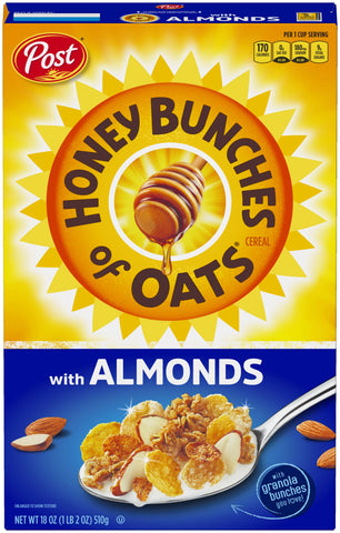 Honey bunches oat w - almonds
