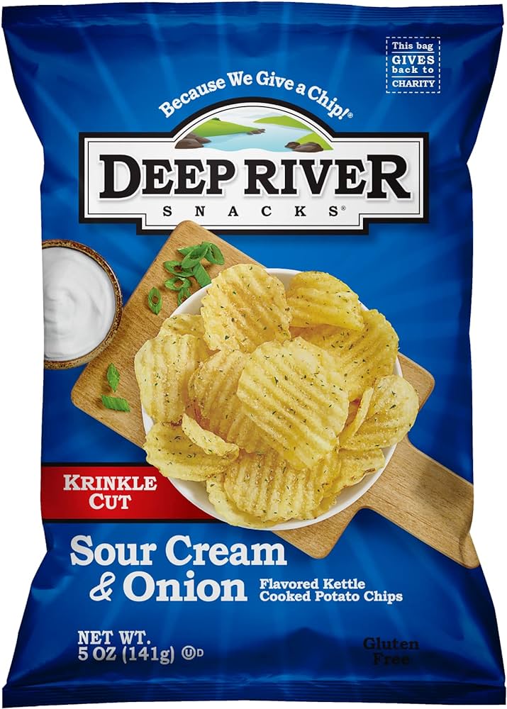 Deep Rivers snacks - sour cream & onion