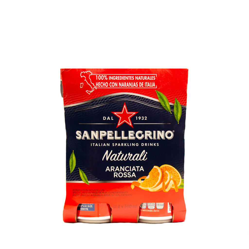 San Pellegrino Flavored 4 pk - Aranciata Rossa
