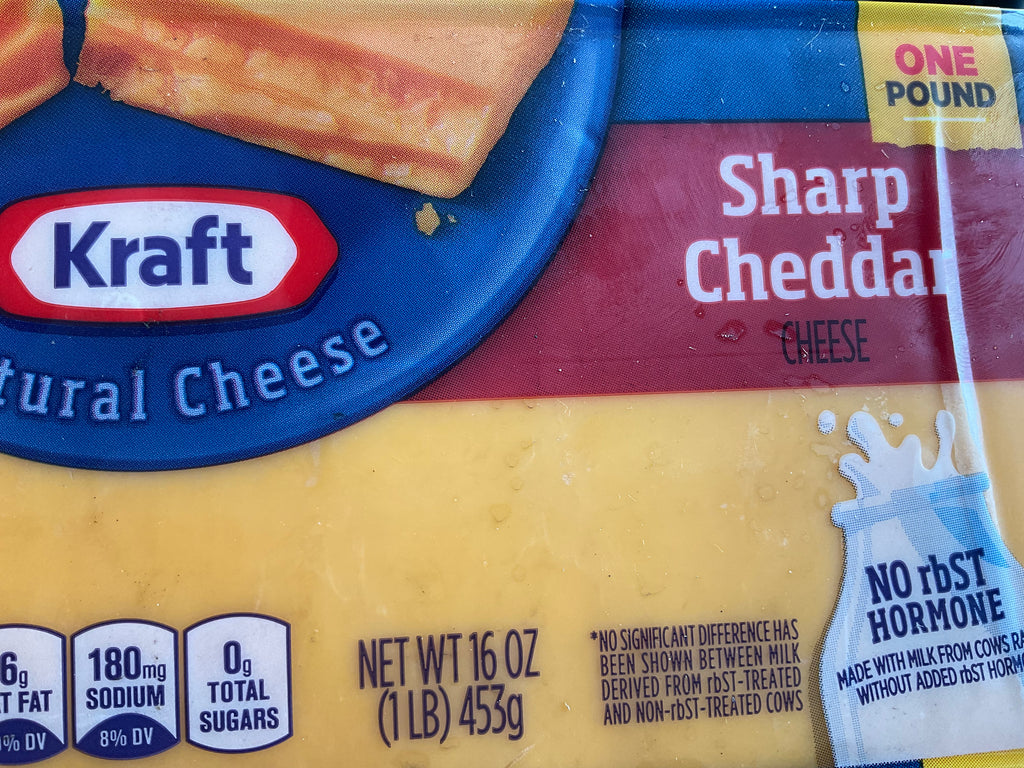 Kraft Sharp Cheddar cheese